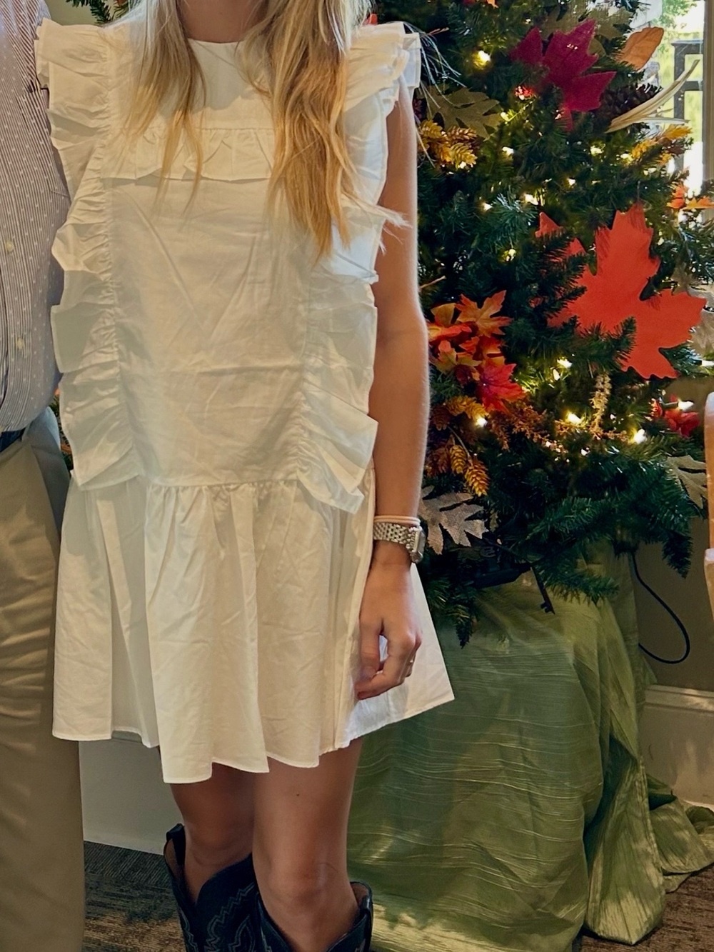 English Factory White Ruffle Dress - Picture 3 of 3